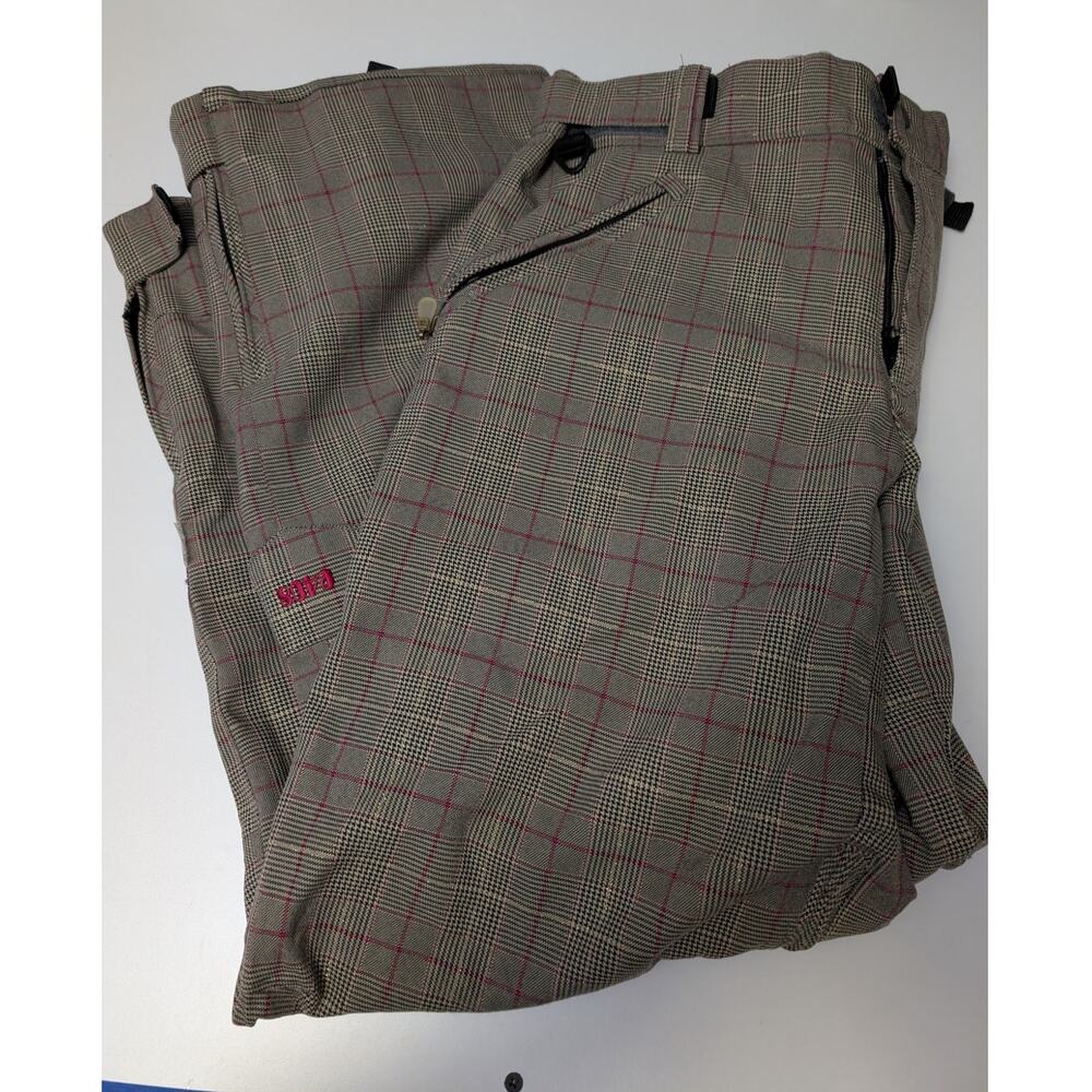 E408 Style 2408 Women's Size XL Plaid Ski Snow Pants